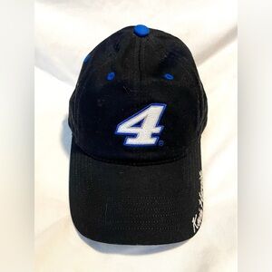 *NEW* Nascar Kevin Harvick Cap/Hat -Adult - Black - # 4 Stewart Haas Racing